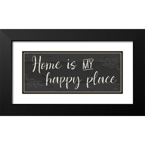 Simple Signs II Black Black Modern Wood Framed Art Print with Double Matting by Aiken, Jess