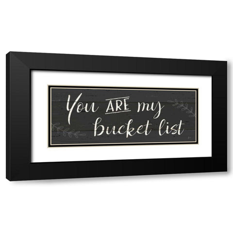 Simple Signs III Black Black Modern Wood Framed Art Print with Double Matting by Aiken, Jess