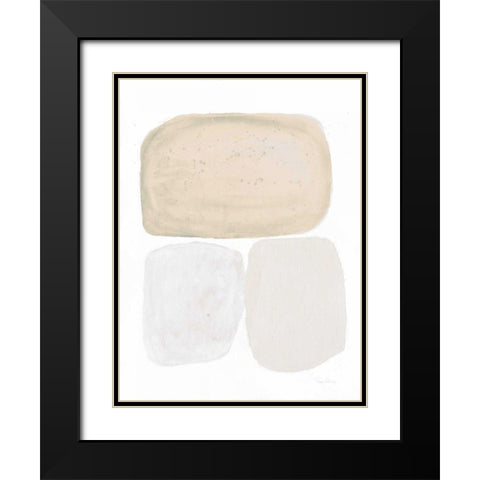 Graystone Neutral Black Modern Wood Framed Art Print with Double Matting by Rhue, Piper