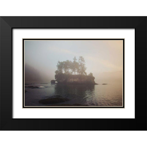 First Light Black Modern Wood Framed Art Print with Double Matting by Marshall, Laura