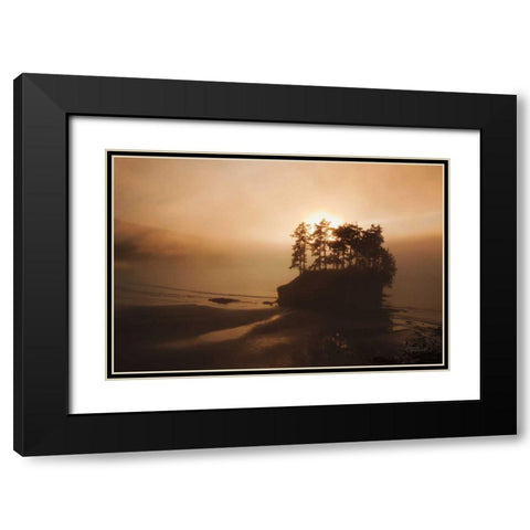 Last Light Black Modern Wood Framed Art Print with Double Matting by Marshall, Laura