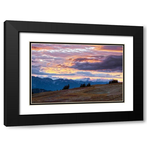 September Skies I Black Modern Wood Framed Art Print with Double Matting by Marshall, Laura