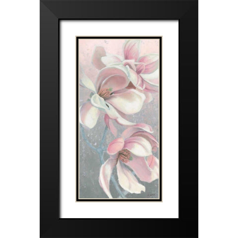 Sunrise Blossom I Black Modern Wood Framed Art Print with Double Matting by Wiens, James