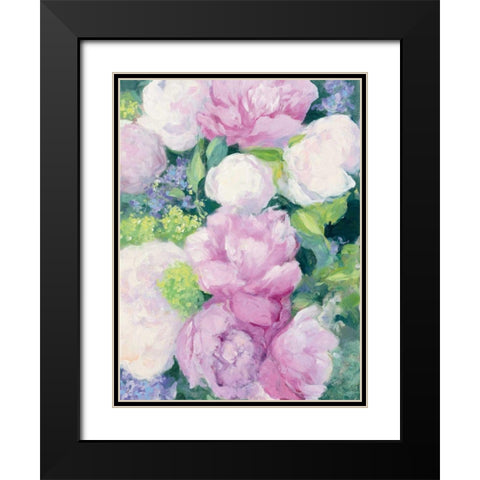 Summer Delight I Black Modern Wood Framed Art Print with Double Matting by Purinton, Julia