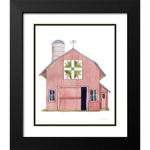 Life on the Farm Barn Element I Black Modern Wood Framed Art Print with Double Matting by McKenna, Kathleen Parr