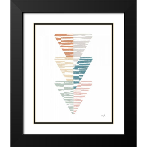 Meditate III Black Modern Wood Framed Art Print with Double Matting by Hershey, Moira