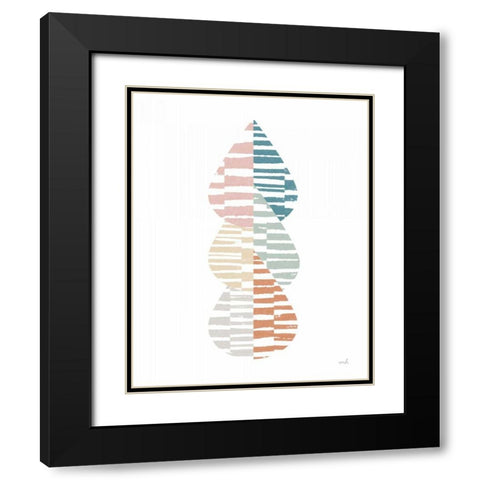 Meditate IV Black Modern Wood Framed Art Print with Double Matting by Hershey, Moira