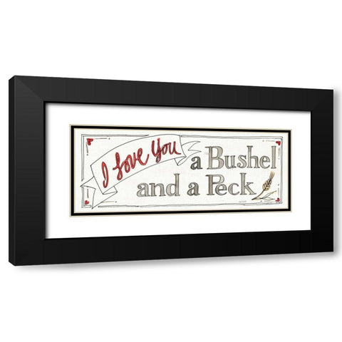 Country Life IX Black Modern Wood Framed Art Print with Double Matting by Tavoletti, Anne