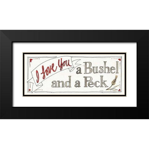 Country Life IX Black Modern Wood Framed Art Print with Double Matting by Tavoletti, Anne