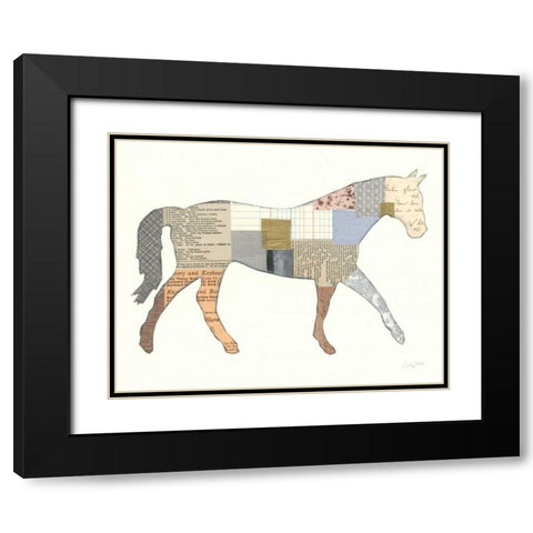 Farm Sweet Farm Element I Black Modern Wood Framed Art Print with Double Matting by Prahl, Courtney