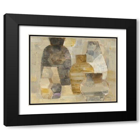 Farmhouse Still Life Black Modern Wood Framed Art Print with Double Matting by Hristova, Albena