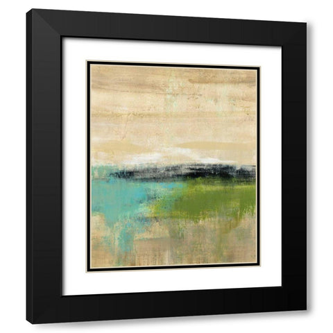Spring Valley III Black Modern Wood Framed Art Print with Double Matting by Vassileva, Silvia