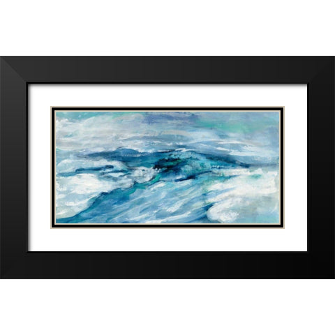 Archipelago Seascape Black Modern Wood Framed Art Print with Double Matting by Vassileva, Silvia