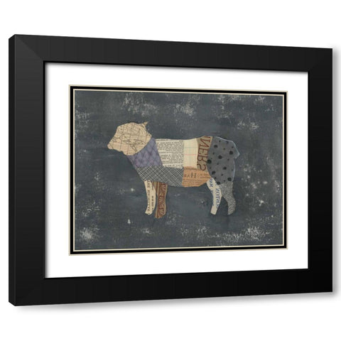 From the Butcher Elements 19 Black Modern Wood Framed Art Print with Double Matting by Prahl, Courtney