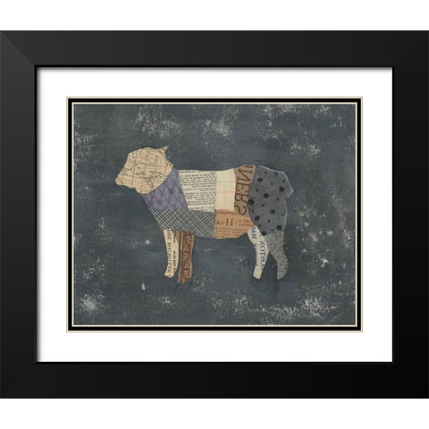 From the Butcher Elements 19 Black Modern Wood Framed Art Print with Double Matting by Prahl, Courtney