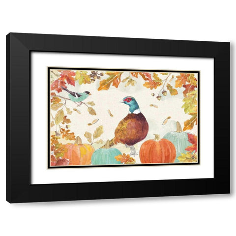 Falling for Fall II Black Modern Wood Framed Art Print with Double Matting by Grove, Beth