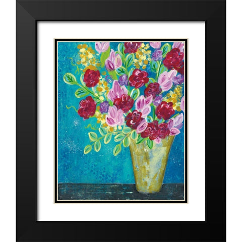 Bright Summer Black Modern Wood Framed Art Print with Double Matting by Prahl, Courtney