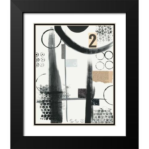 Two Black Modern Wood Framed Art Print with Double Matting by Prahl, Courtney