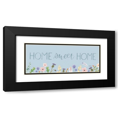 Spring Sentiments IV Black Modern Wood Framed Art Print with Double Matting by Jackson, Jenaya