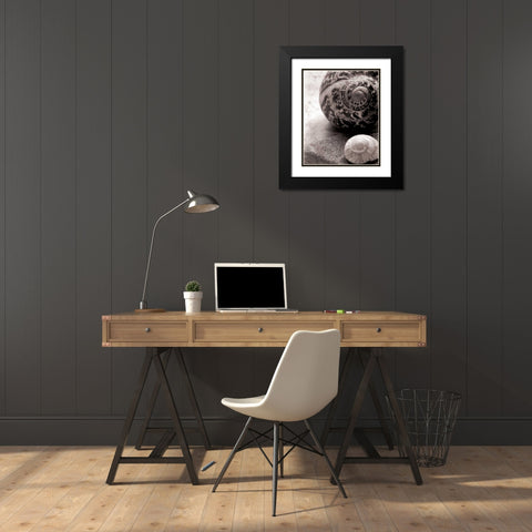 New Discoveries No Border Black Modern Wood Framed Art Print with Double Matting by Schlabach, Sue