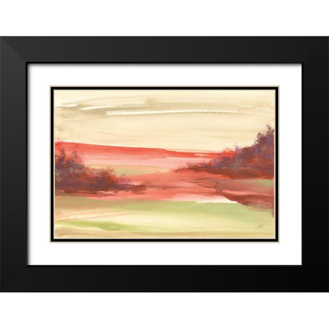 Red Rock IV Black Modern Wood Framed Art Print with Double Matting by Paschke, Chris