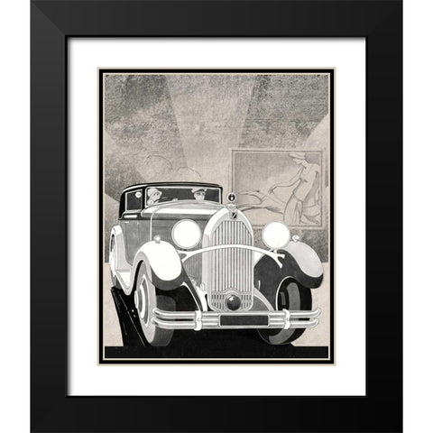 Road Tour I No Words Black Modern Wood Framed Art Print with Double Matting by Schlabach, Sue