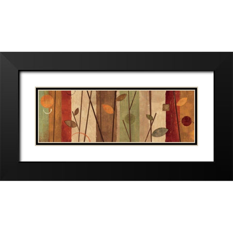 Modern Forest Natural Black Modern Wood Framed Art Print with Double Matting by Charron, Veronique