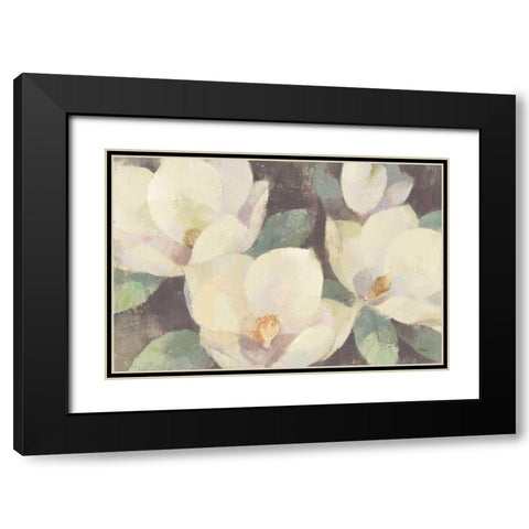 Sign of Spring v2 Black Modern Wood Framed Art Print with Double Matting by Hristova, Albena