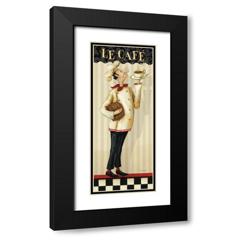 Chefs Masterpiece II Black Modern Wood Framed Art Print with Double Matting by Audit, Lisa