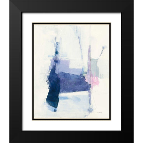 Interlude Black Modern Wood Framed Art Print with Double Matting by Schick, Mike