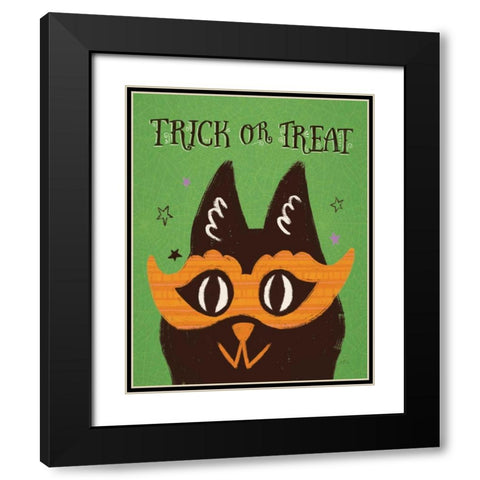 Spooktacular XII Black Modern Wood Framed Art Print with Double Matting by Penner, Janelle