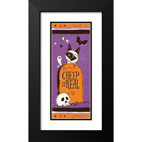 Spooktacular XIV Black Modern Wood Framed Art Print with Double Matting by Penner, Janelle