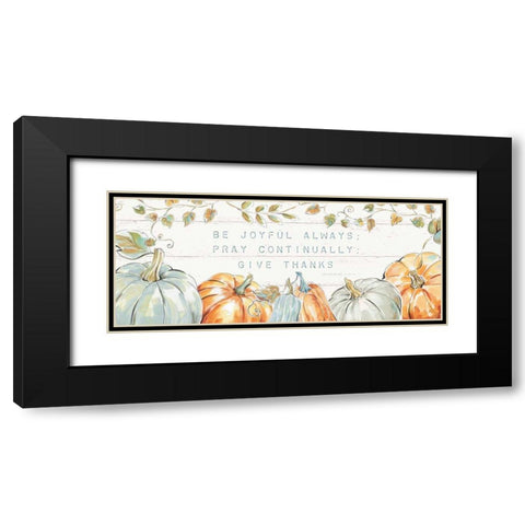 Pumpkin Patch XV Black Modern Wood Framed Art Print with Double Matting by Brissonnet, Daphne