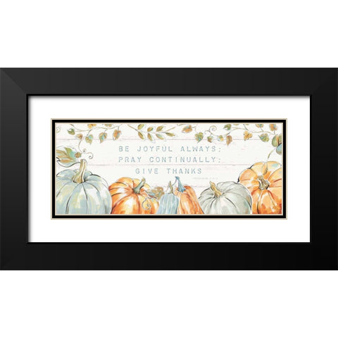 Pumpkin Patch XV Black Modern Wood Framed Art Print with Double Matting by Brissonnet, Daphne