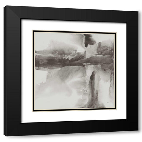 Gray Tones II Black Modern Wood Framed Art Print with Double Matting by Paschke, Chris