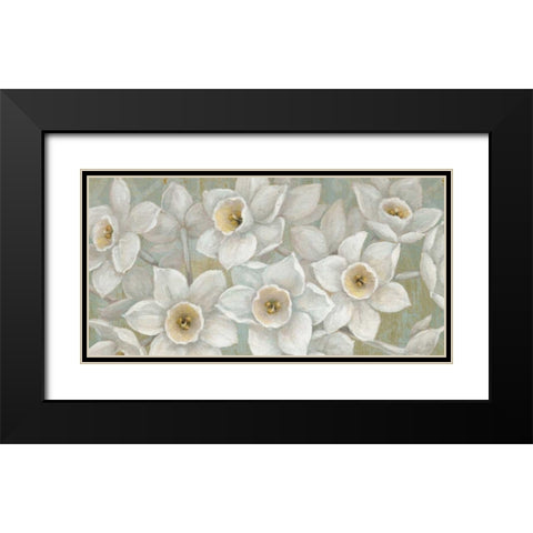 Pure II Crop Black Modern Wood Framed Art Print with Double Matting by Brissonnet, Daphne