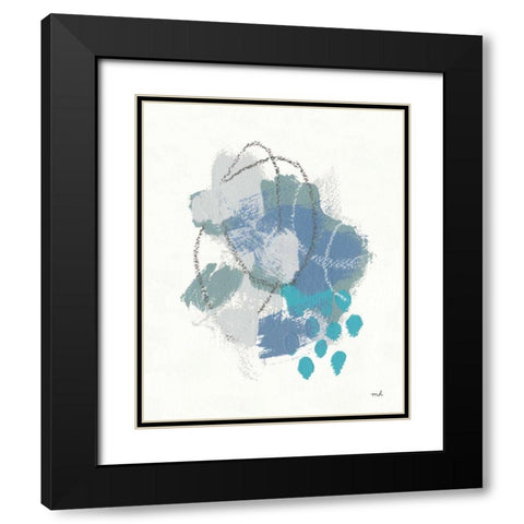 Waterfall I Black Modern Wood Framed Art Print with Double Matting by Hershey, Moira