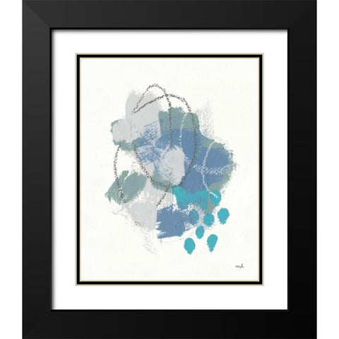 Waterfall I Black Modern Wood Framed Art Print with Double Matting by Hershey, Moira