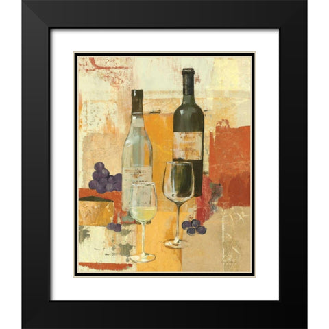 Contemporary Wine Tasting II Black Modern Wood Framed Art Print with Double Matting by Tillmon, Avery