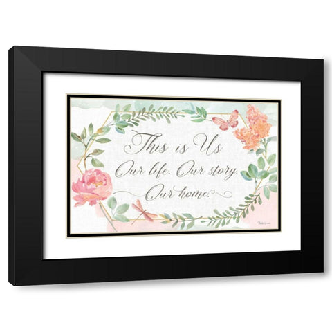 Watercolorful IV Black Modern Wood Framed Art Print with Double Matting by Grove, Beth