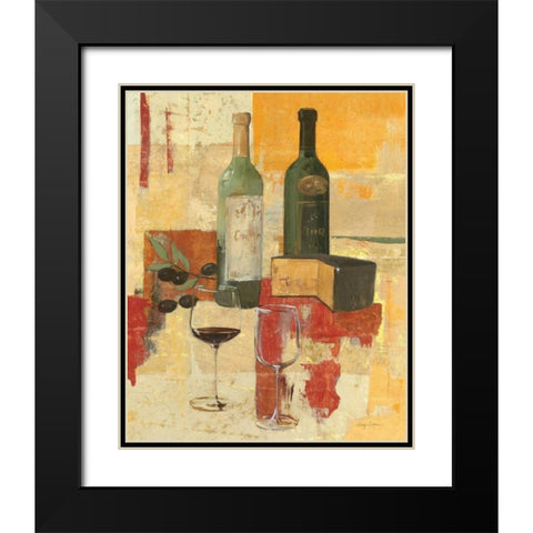 Contemporary Wine Tasting III Black Modern Wood Framed Art Print with Double Matting by Tillmon, Avery