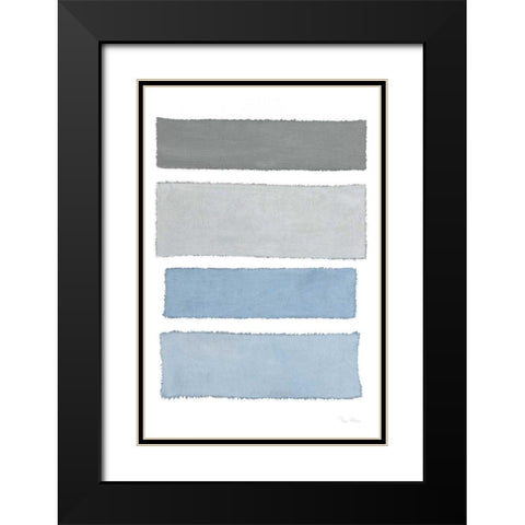 Painted Weaving I on White v2 Black Modern Wood Framed Art Print with Double Matting by Rhue, Piper