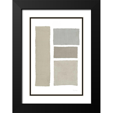 Painted Weaving III on White v2 Black Modern Wood Framed Art Print with Double Matting by Rhue, Piper