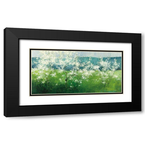 Mountain Spring Black Modern Wood Framed Art Print with Double Matting by Purinton, Julia