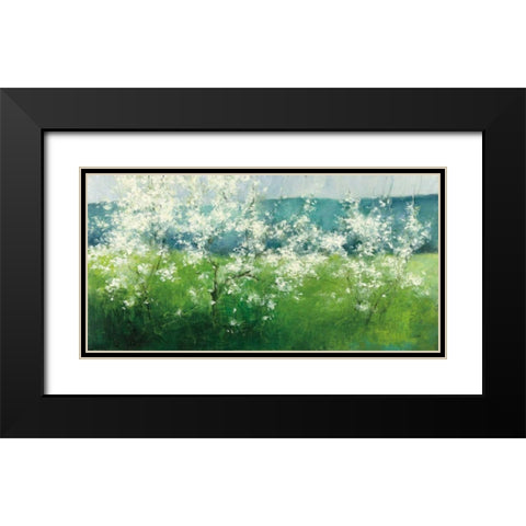 Mountain Spring Black Modern Wood Framed Art Print with Double Matting by Purinton, Julia