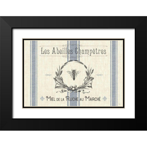 French Farmhouse I Black Modern Wood Framed Art Print with Double Matting by Pela Studio