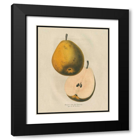 Tournay v2 Black Modern Wood Framed Art Print with Double Matting by Wild Apple Portfolio