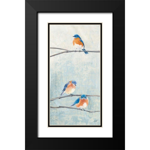 Hanging Out II Black Modern Wood Framed Art Print with Double Matting by Purinton, Julia