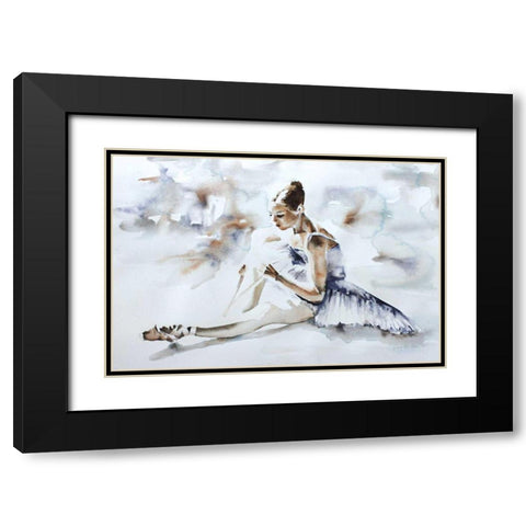 Dress Rehearsal Black Modern Wood Framed Art Print with Double Matting by Valle, Aimee Del