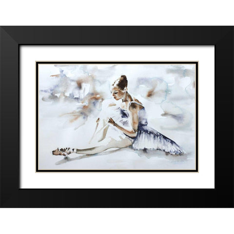 Dress Rehearsal Black Modern Wood Framed Art Print with Double Matting by Valle, Aimee Del